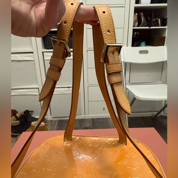 Louis Vuitton Yellow/Carmel/Nude Vernis Murray Backpack- Authentic with COA - Picture 13 of 14